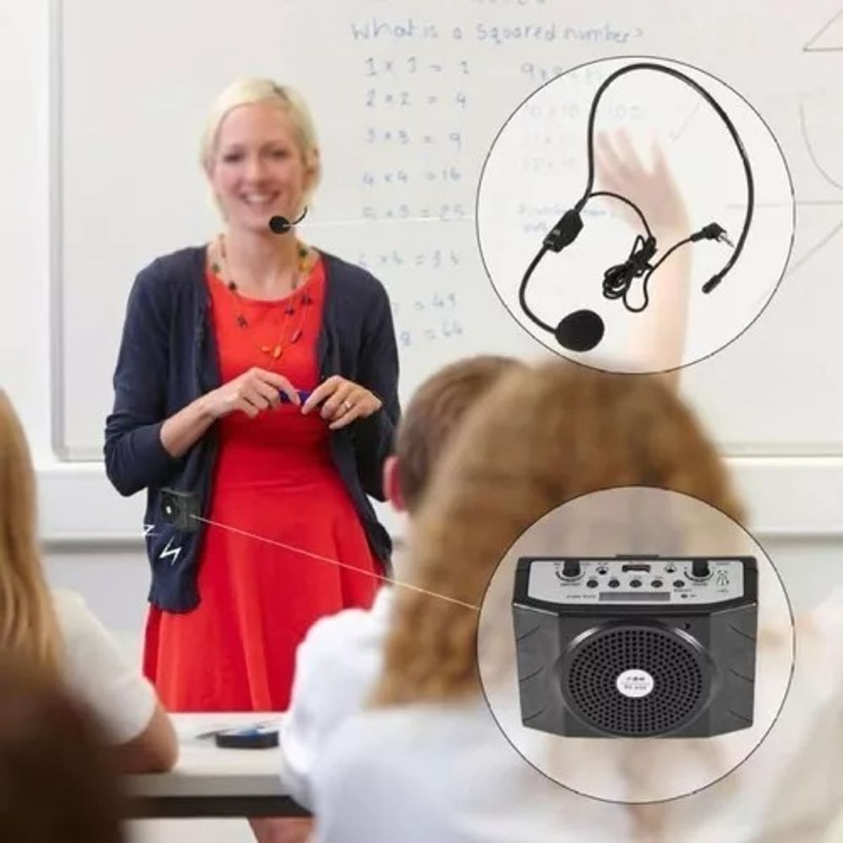 OEM - Megafono Altavoz Parlante Recargable con Micrófono con Bluetooth