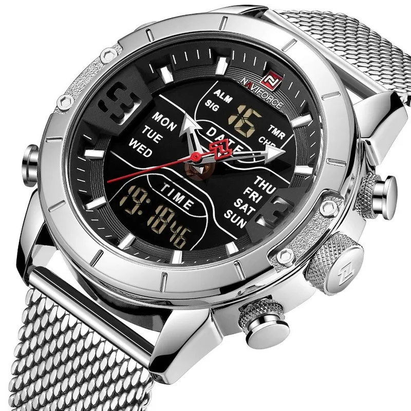 NAVIFORCE - Reloj Hombre NAVIFORCE 9153 Análogo-Digital_.