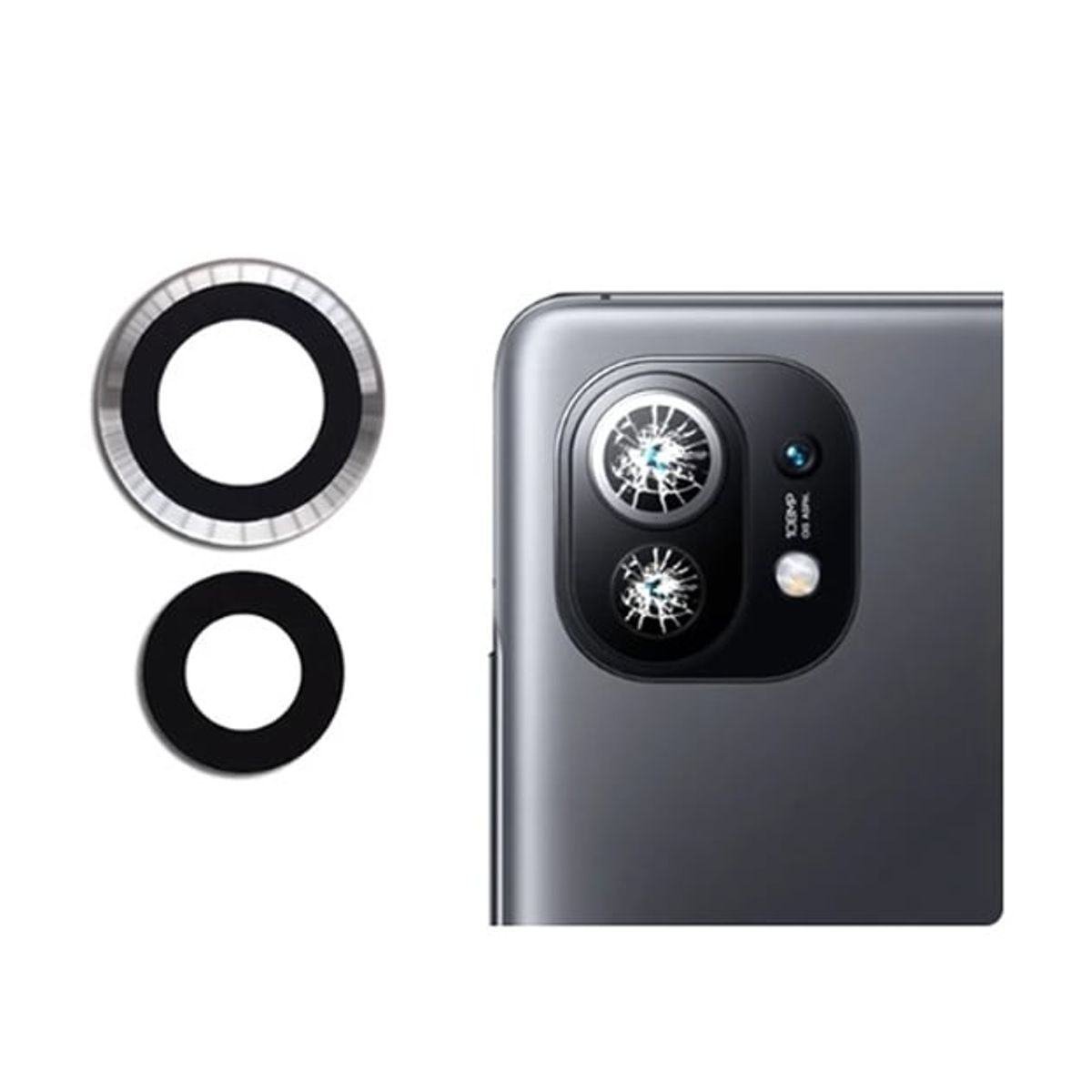 GENERICO - Repuesto lente Vidrio de cámara Xiaomi MI 11