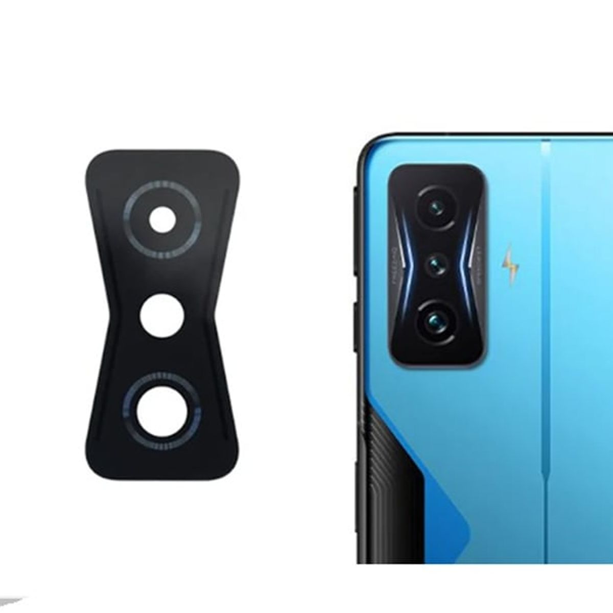 GENERICO - Repuesto lente Vidrio de cámara Pocophone F4 GT