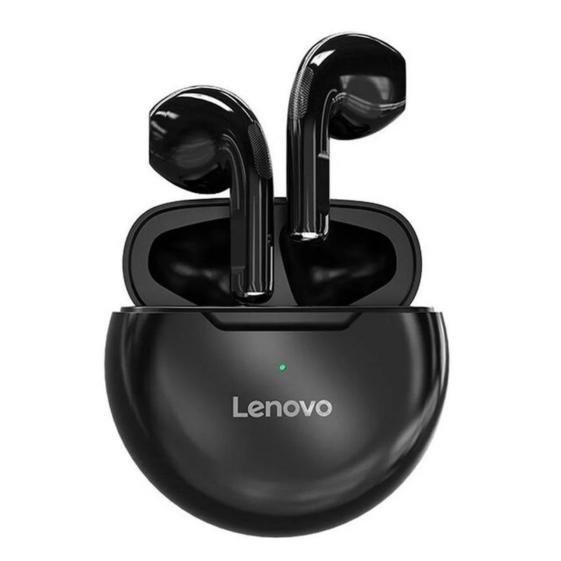 LENOVO - Audífonos Lenovo Ht38 Bluetooth Negros Táctiles