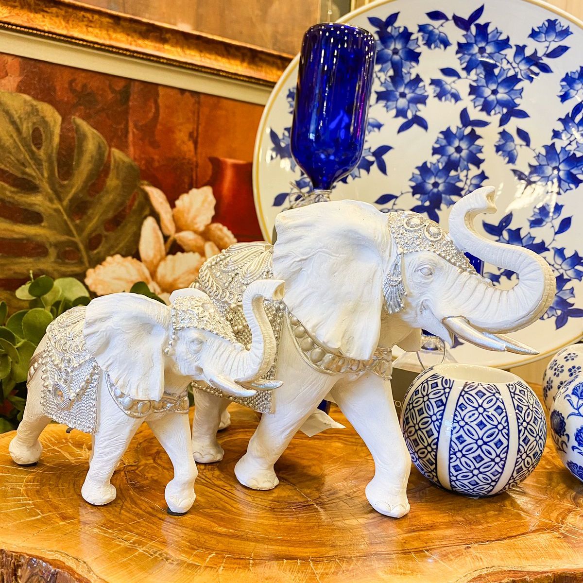 CONCEPT - Juego de Elefantes BlancoWhite 2pz