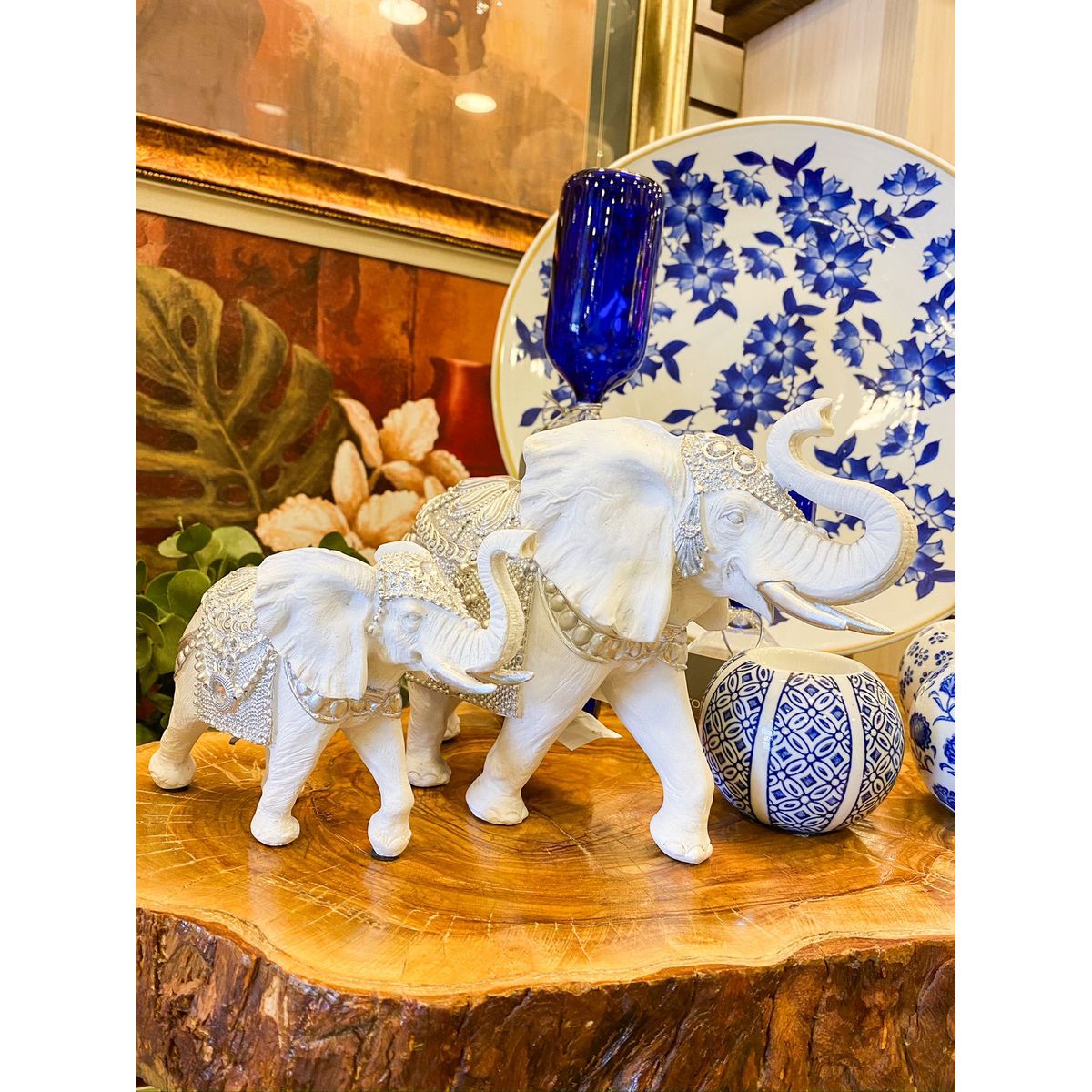 CONCEPT - Juego de Elefantes BlancoWhite 2pz