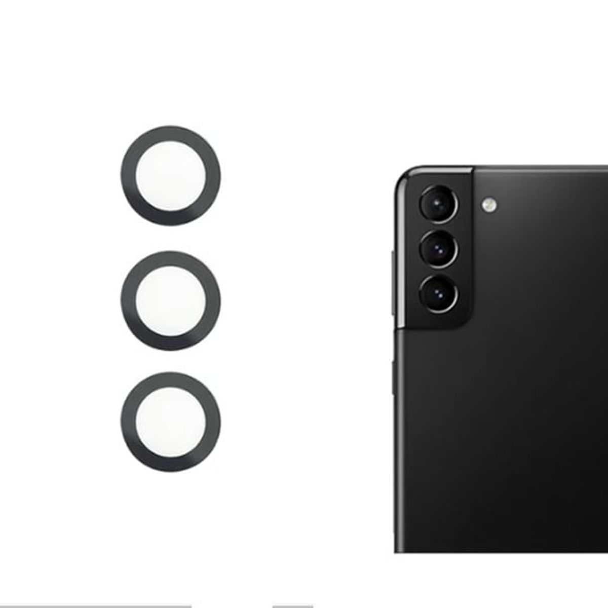 GENERICO - Repuesto lente Vidrio de cámara Samsung S21 Plus