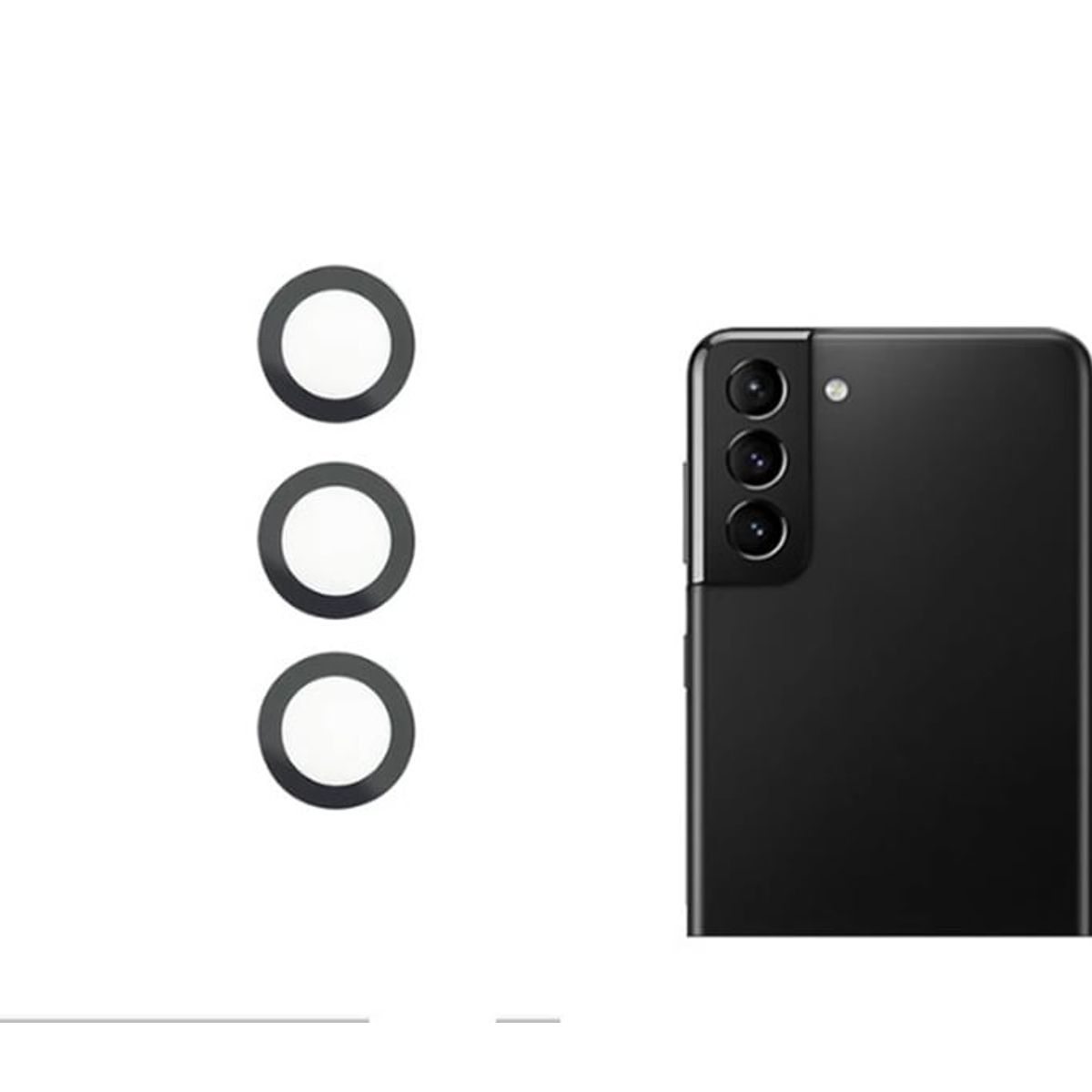 GENERICO - Repuesto lente Vidrio de cámara Samsung S21 Plus