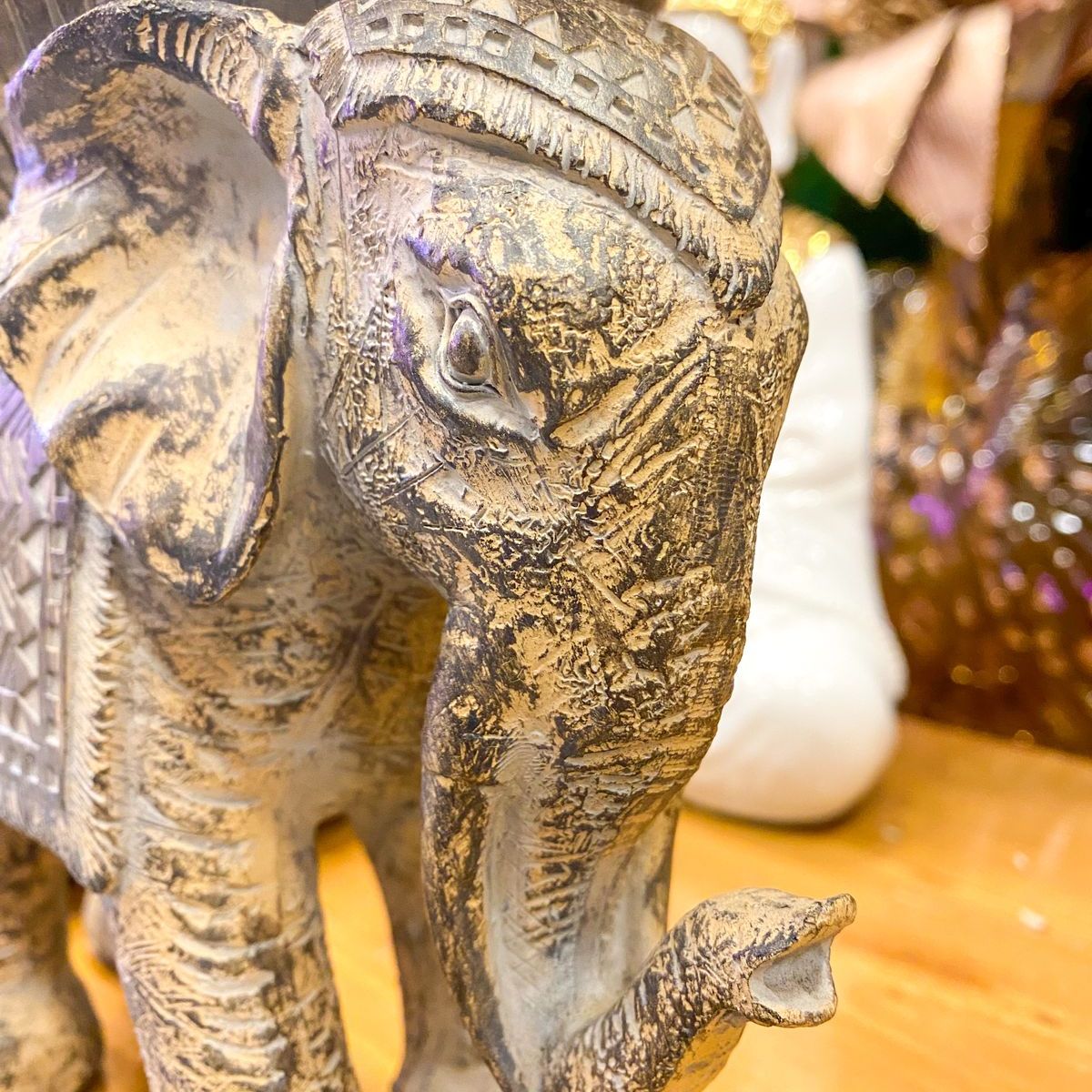 CONCEPT - Figura Elefante Rustico 26x13x22 cm