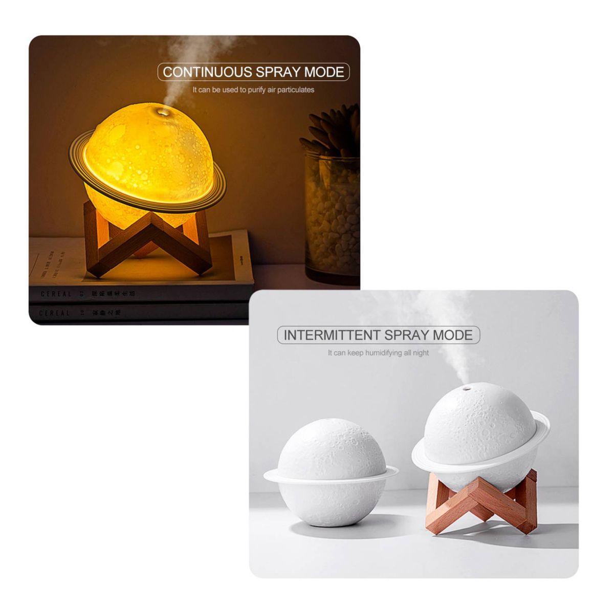 GENERICO - Pulverizador Difusor Humidificador LED de Aceites Esenciales Fragancia