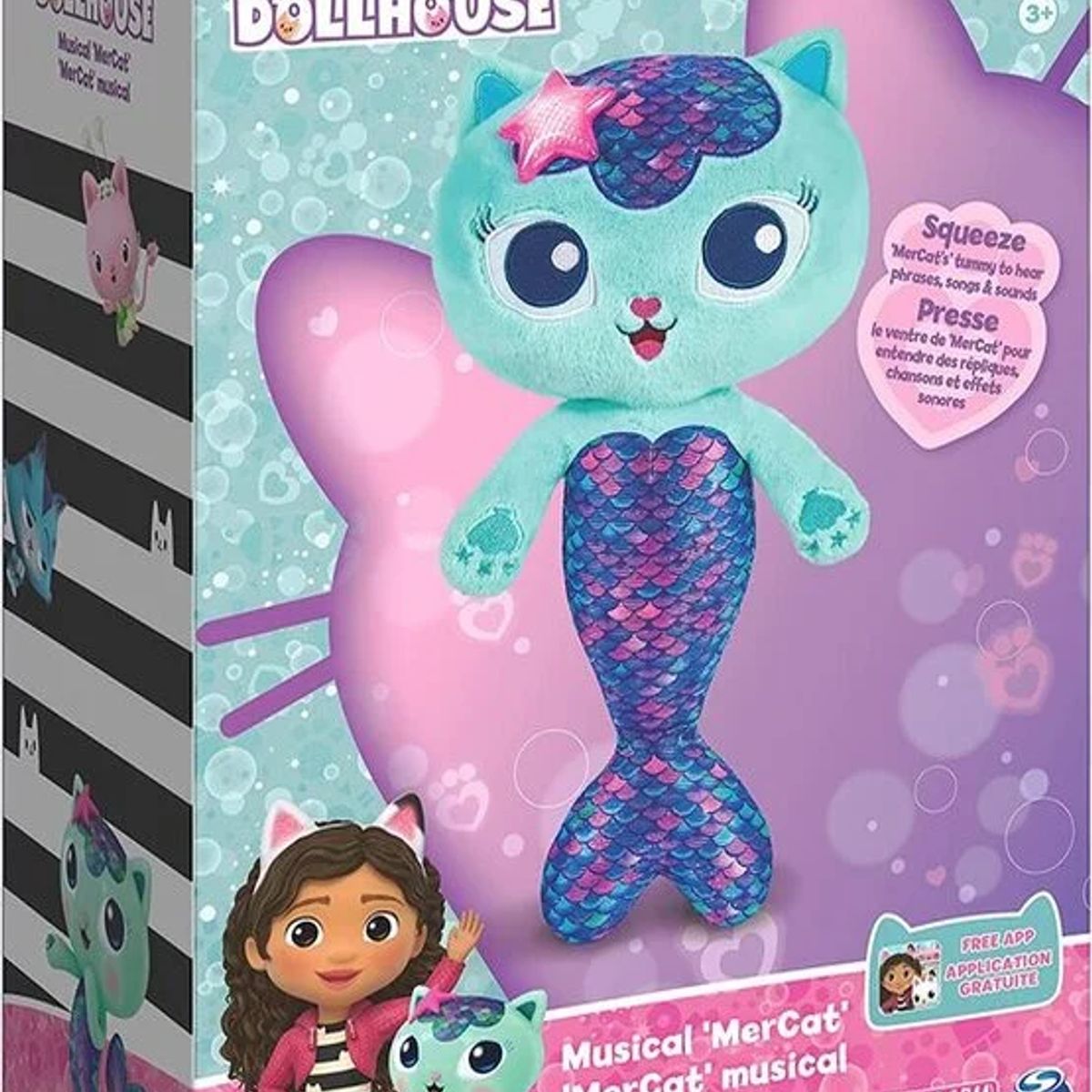 XCLUSIVE - GABBY CASA DE MUÑECAS PELUCHE MUSICAL GATISIRENA