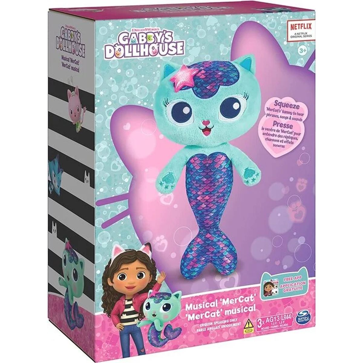 XCLUSIVE - GABBY CASA DE MUÑECAS PELUCHE MUSICAL GATISIRENA