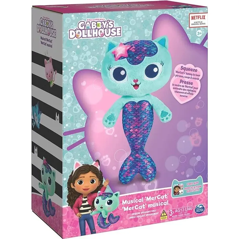 XCLUSIVE - GABBY CASA DE MUÑECAS PELUCHE MUSICAL GATISIRENA