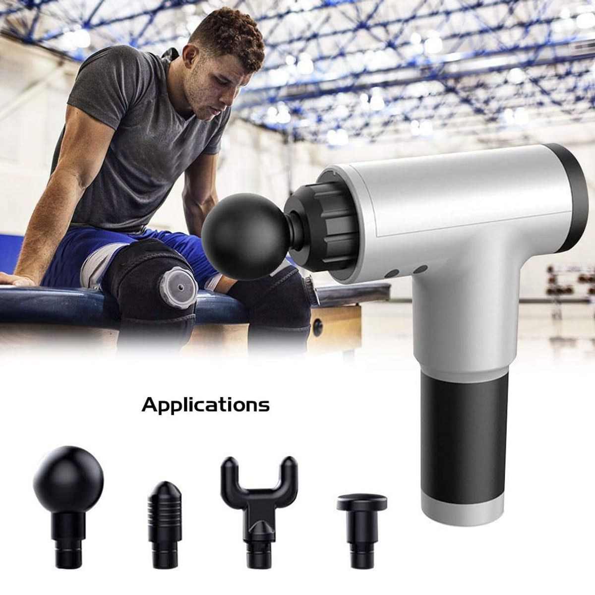 OEM - Pistola Masajeador Fascial Gun Terapia Alivio Muscular Fascial Gun