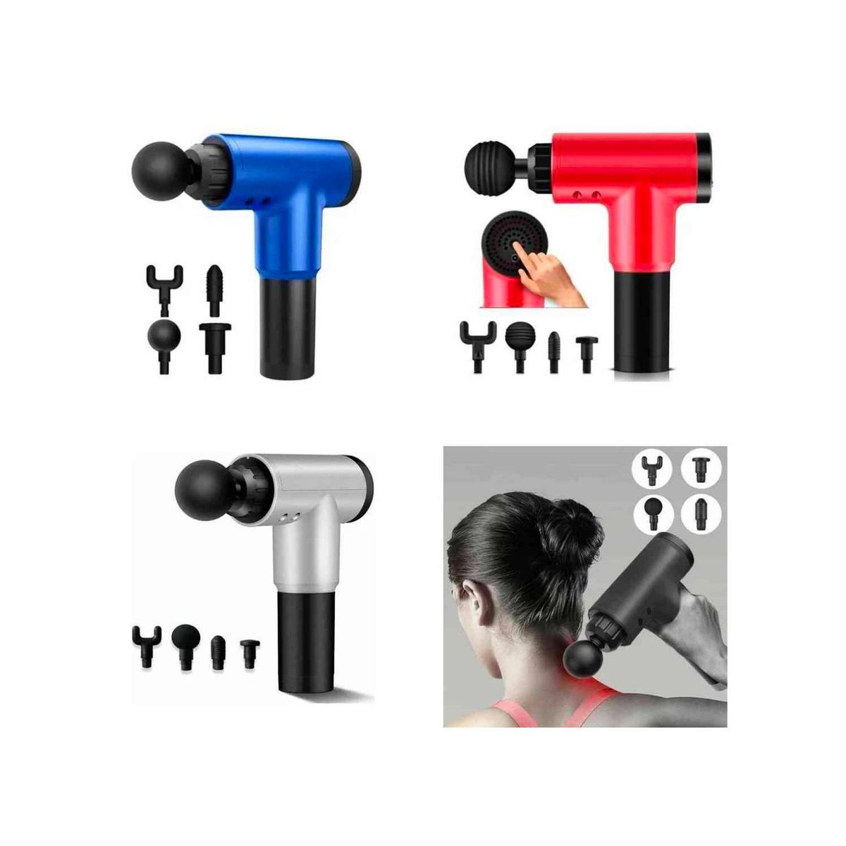 OEM - Pistola Masajeador Fascial Gun Terapia Alivio Muscular Fascial Gun