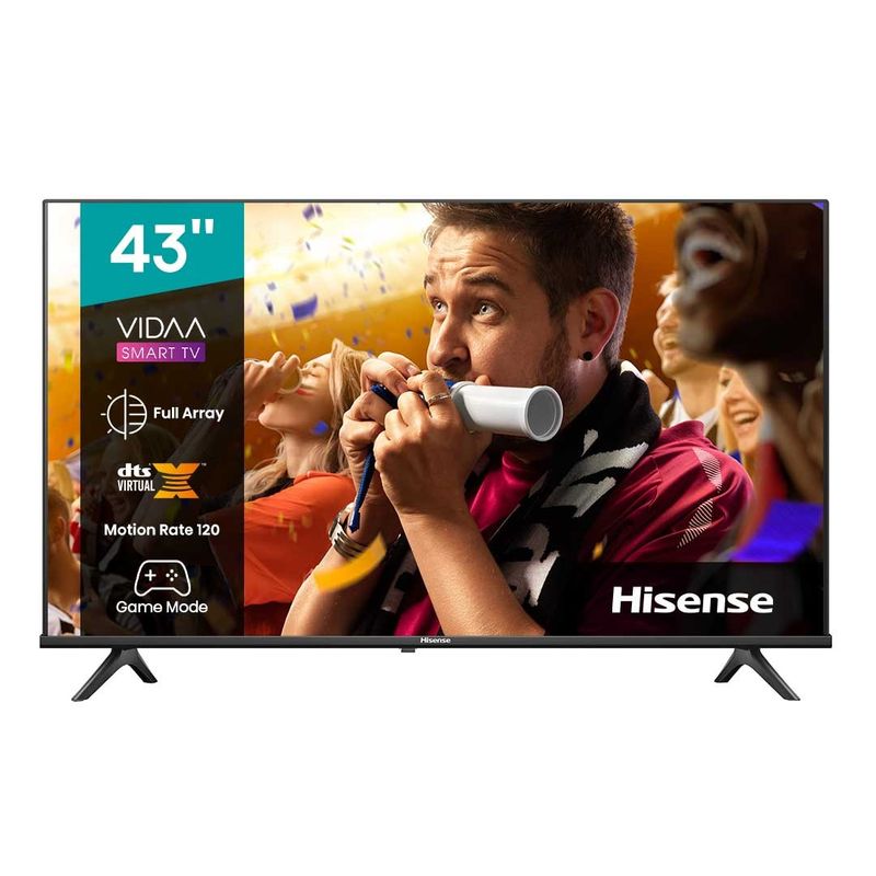 HISENSE - TELEVISOR HISENSE UHD 43 SMART TV 43A6K