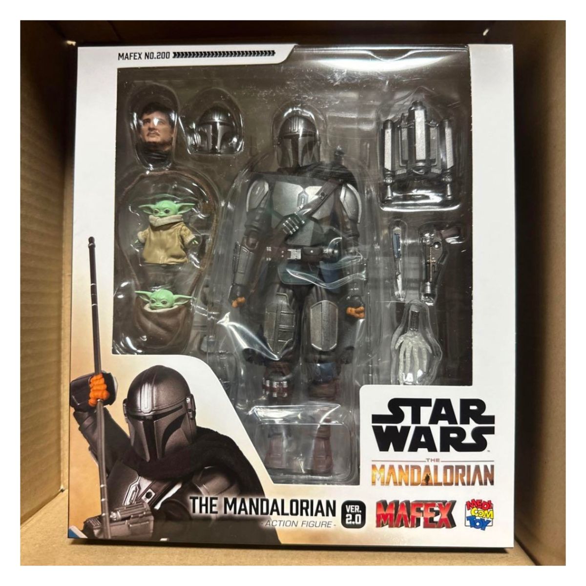 STAR WARS - Star Wars The Mandalorian MAFEX Nro 200 The Mandalorian 2.0