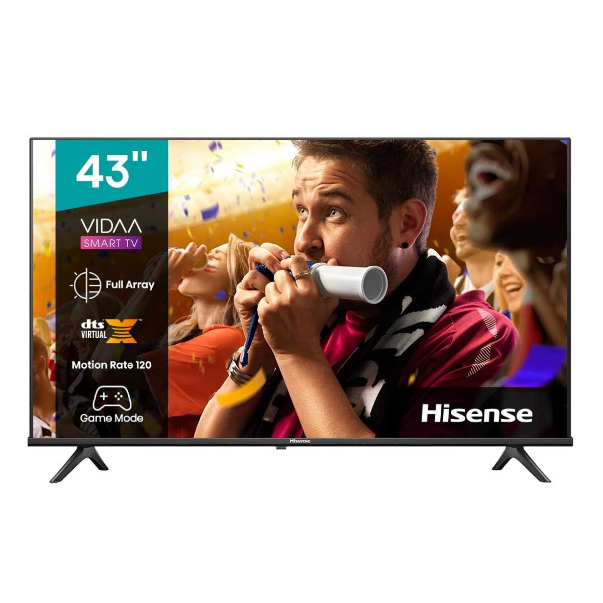 HISENSE - TELEVISOR HISENSE UHD 43 SMART TV 43A6K
