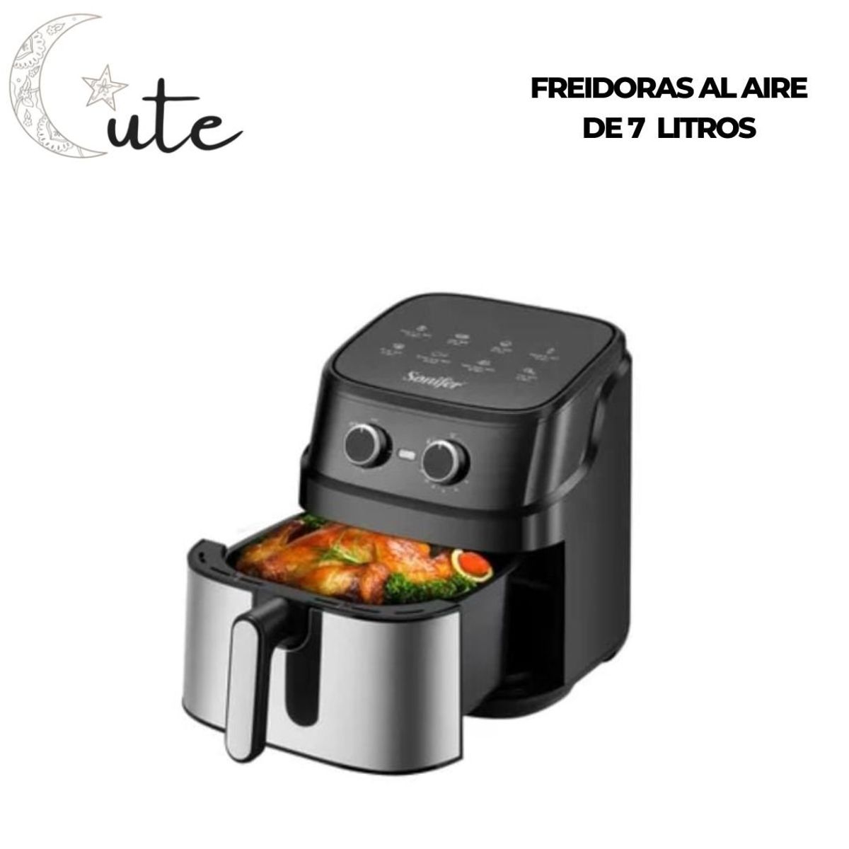 GENERICO - FREIDORA AL AIRE DE 7 LITROS