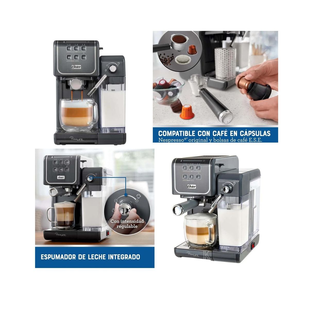 OSTER - Cafetera Oster® PrimaLatte™ Touch BVSTEM6801M