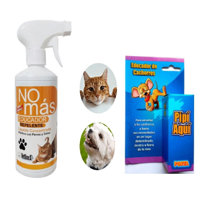OEM - PACK "NO MAS PIPI" REPELENTE  y  "PIPI AQUI" Perros y Gatos