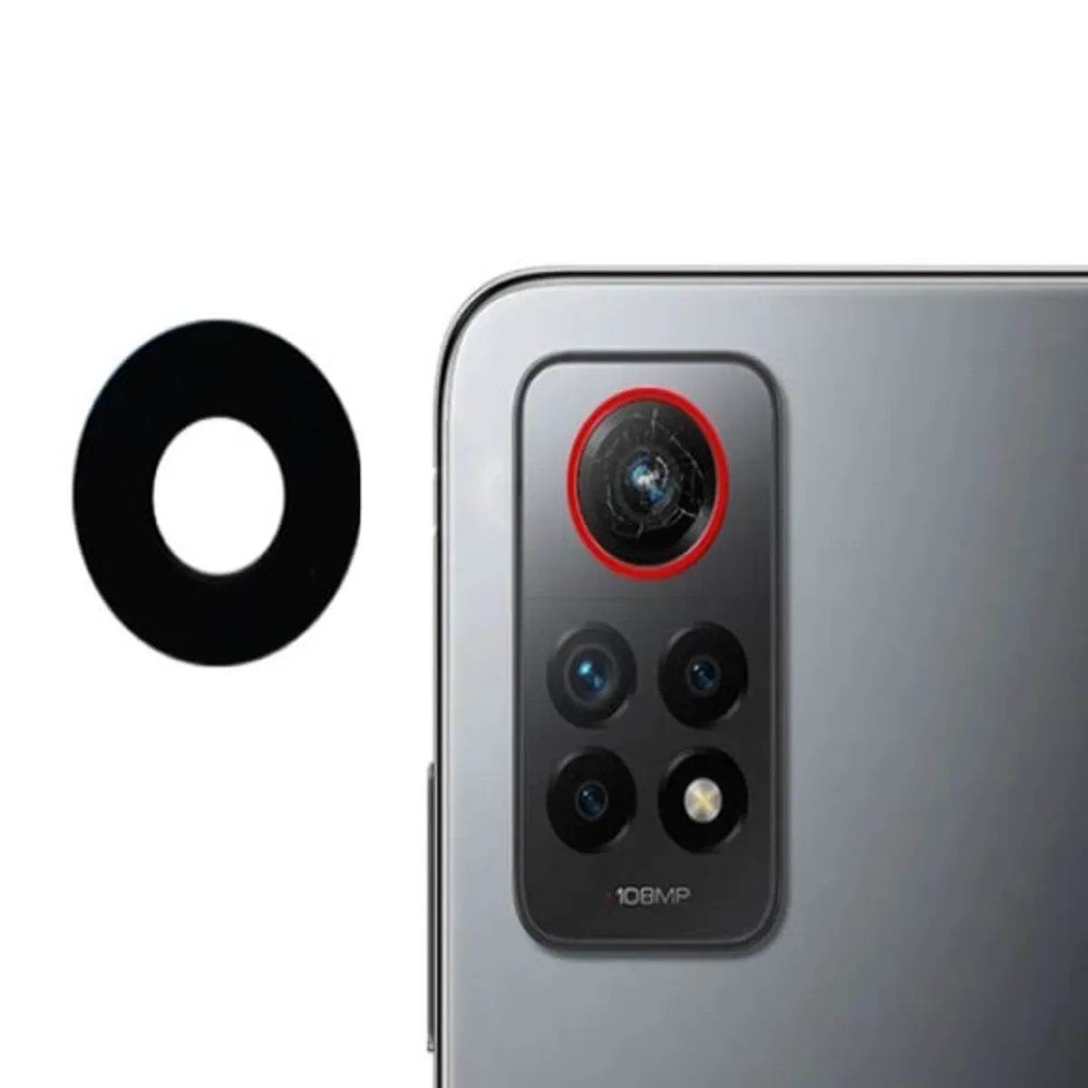 GENERICO - Repuesto lente Vidrio de cámara Xiaomi Redmi Note 12 Pro 4G