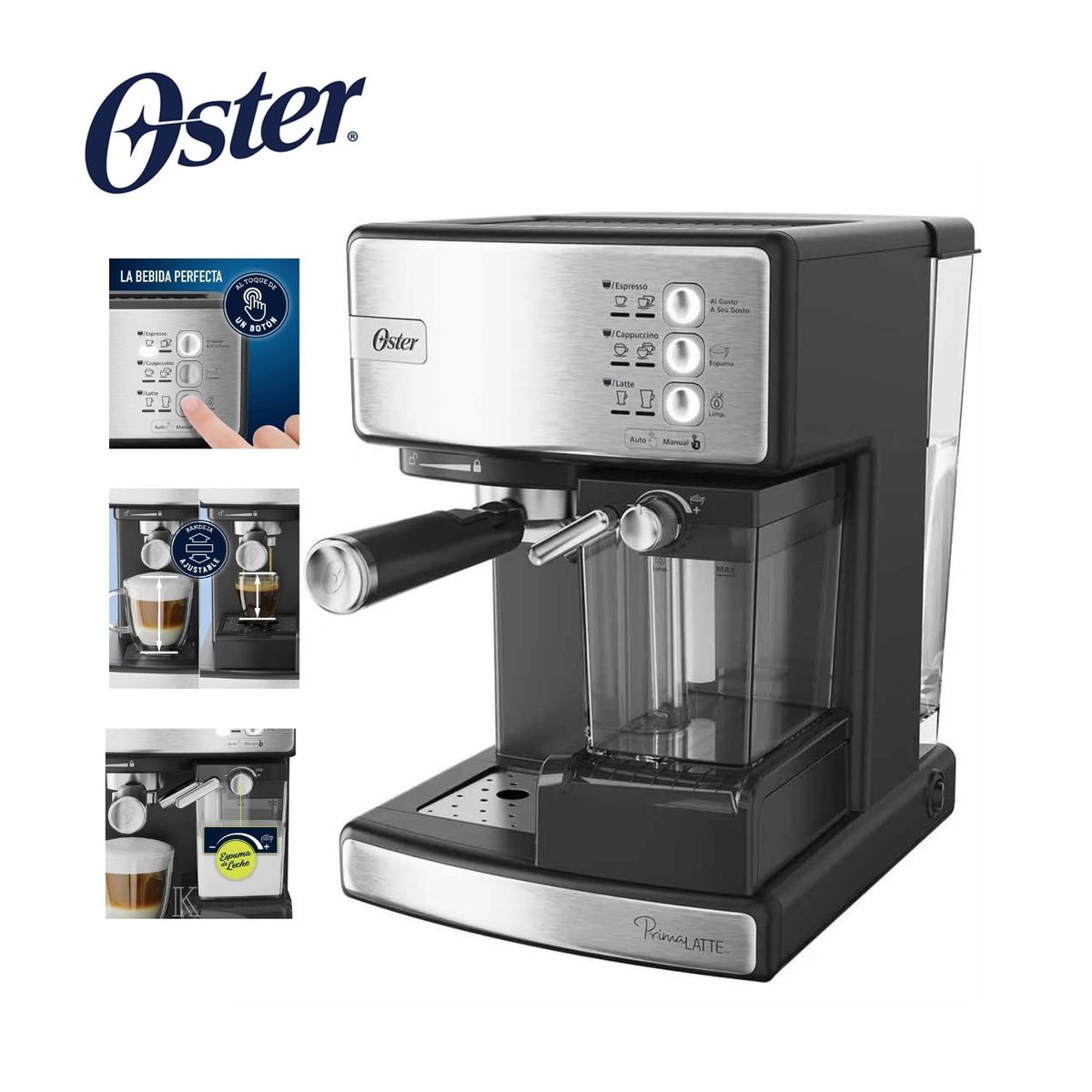 OSTER - Cafetera Automática de Espresso  Oster® PrimaLatte™