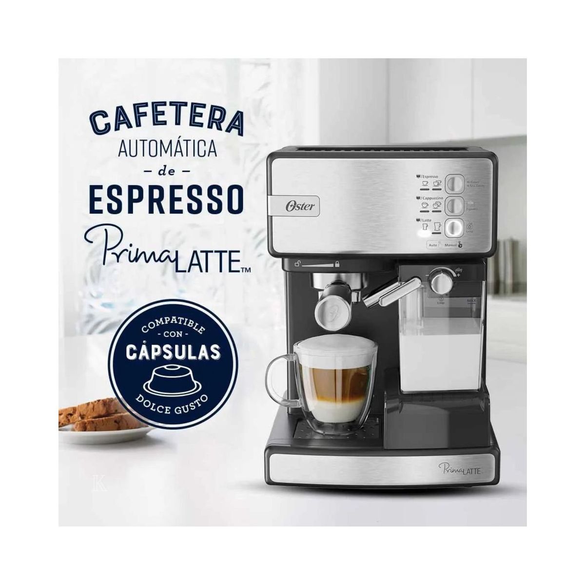 OSTER - Cafetera Automática de Espresso  Oster® PrimaLatte™