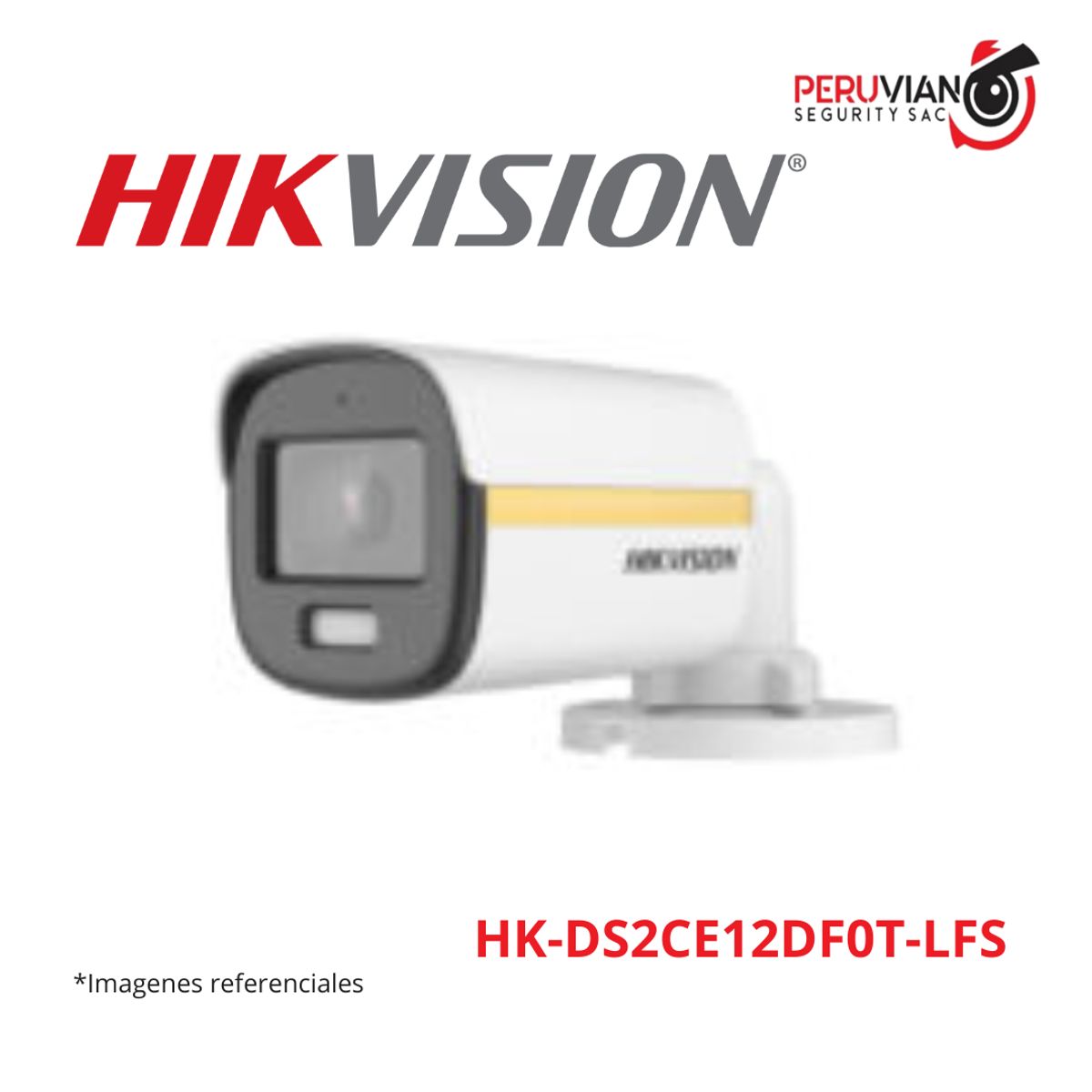 HIKVISION - TUBO 1080P lente 2.8mm, IR  inteligente hasta 40 mtrs HK-DS2CE12DF0T-LFS