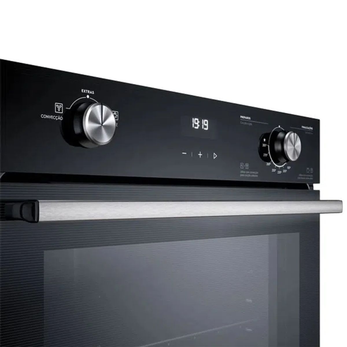 ELECTROLUX - Horno Convección Empotrable a Gas Electrolux 80L Negro OE8GH