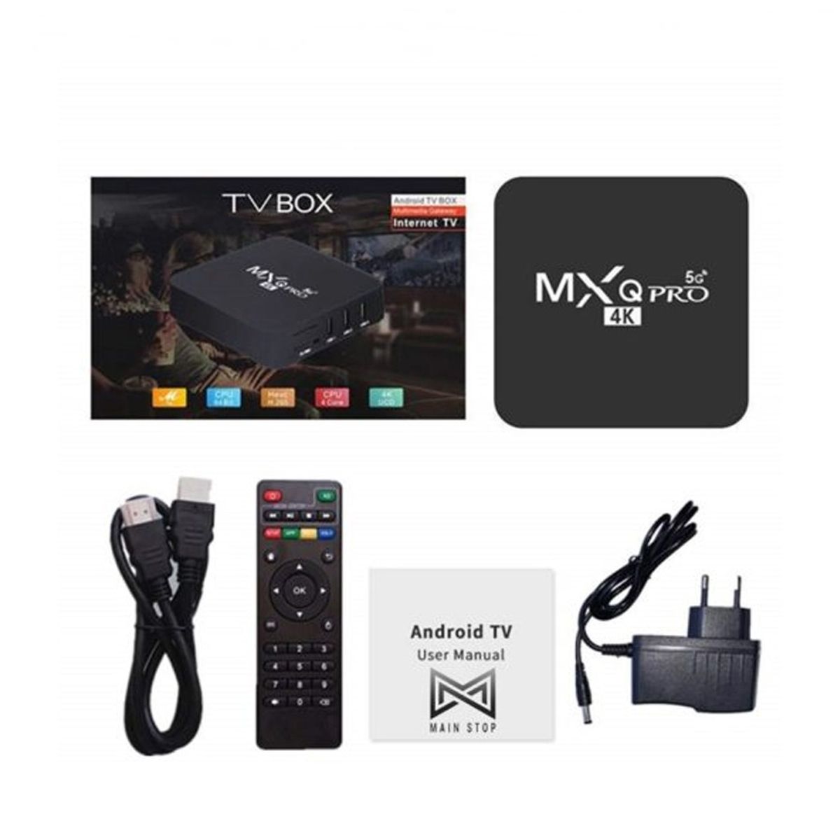 OEM - Convertidor De TV A Smart Tv Y Android MXQ 4K Disfrutar de Internet