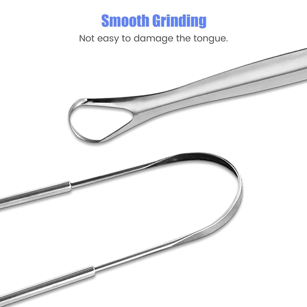 RED ANGEL - Limpiador Raspador De Lengua De Acero Inoxidable 2 UNIDADES