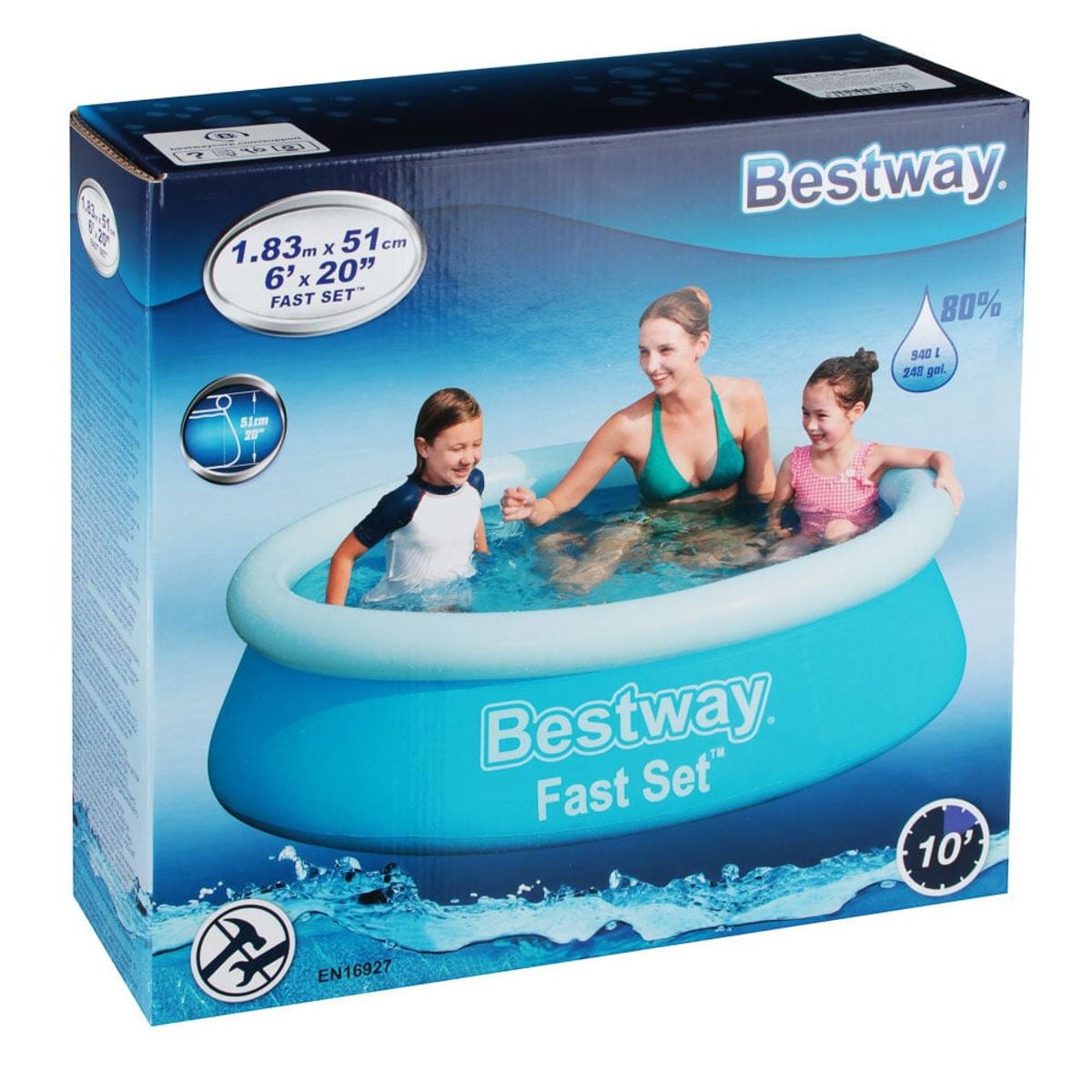BESTWAY - Bestway - piscina easy set 183x51 cm
