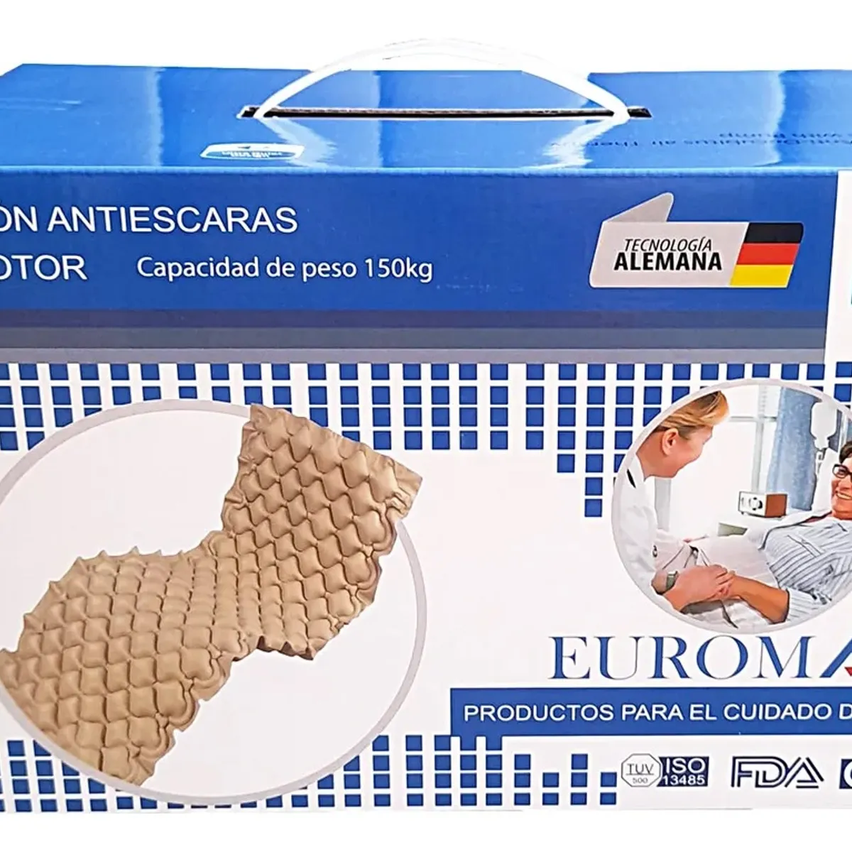 GENERICO - Colchón Antiescaras  EUROMAR Con Motor 150kg