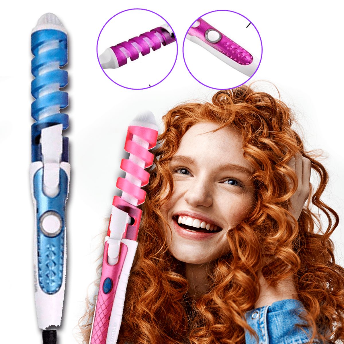 OEM - Tenaza Electrico Rizador Ondulador De Cabello Rizhen Hair Curler