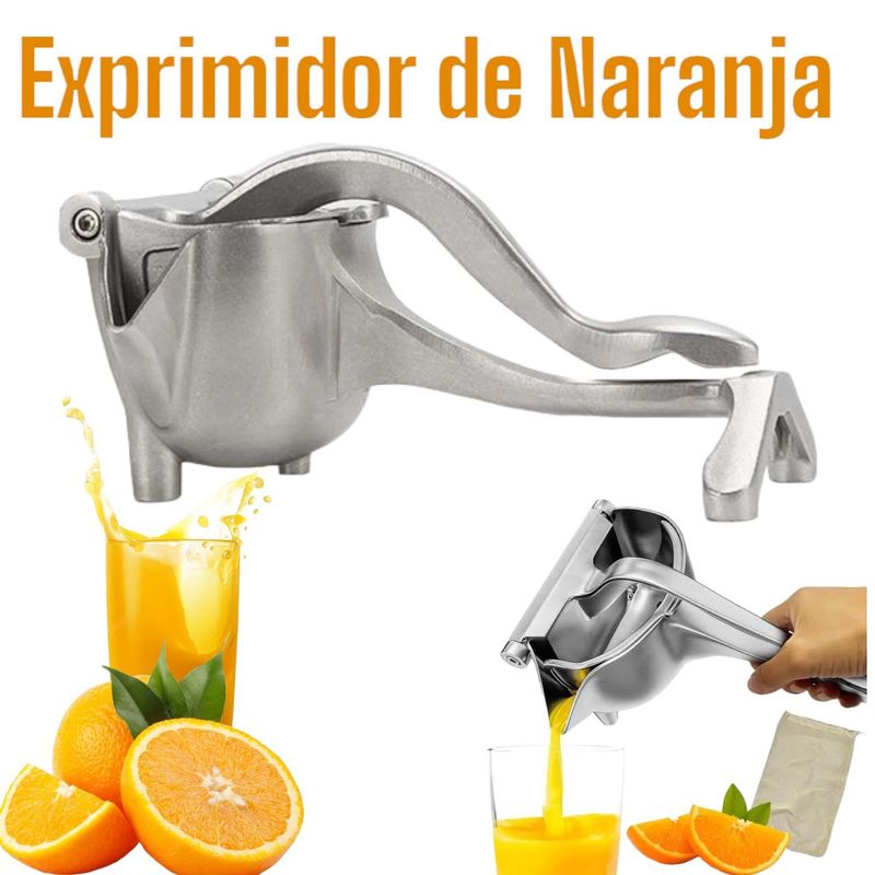 OEM - Exprimidor de Naranja Cítricos de Acero Inoxidable Portátil