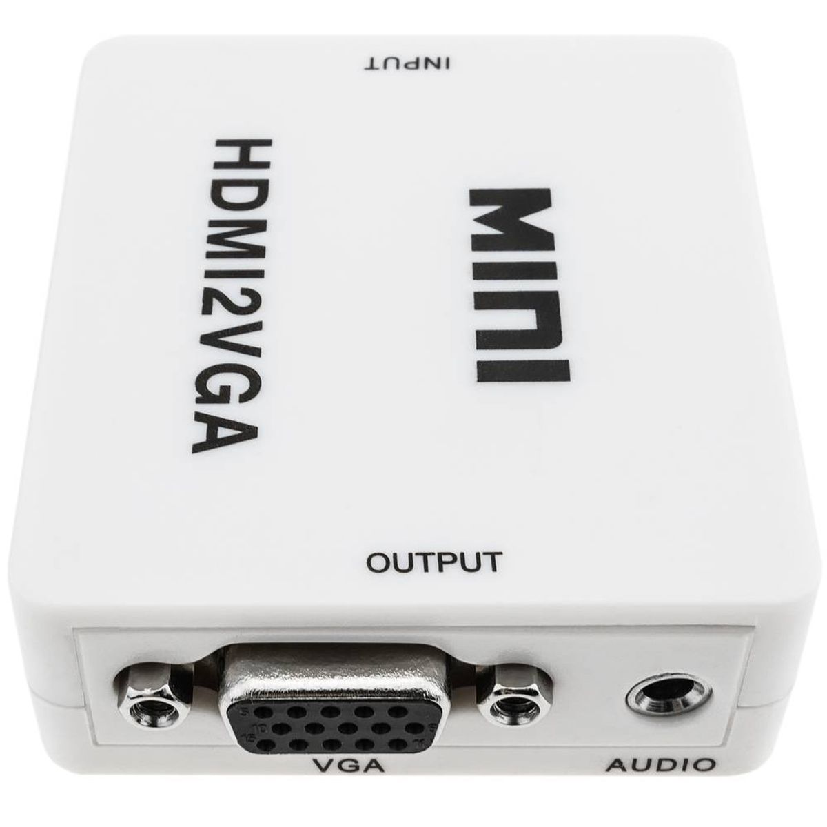 OEM - Convertidor HDMI a VGA 1080P Salida de Señal de Audio y Video HDMI2VGA