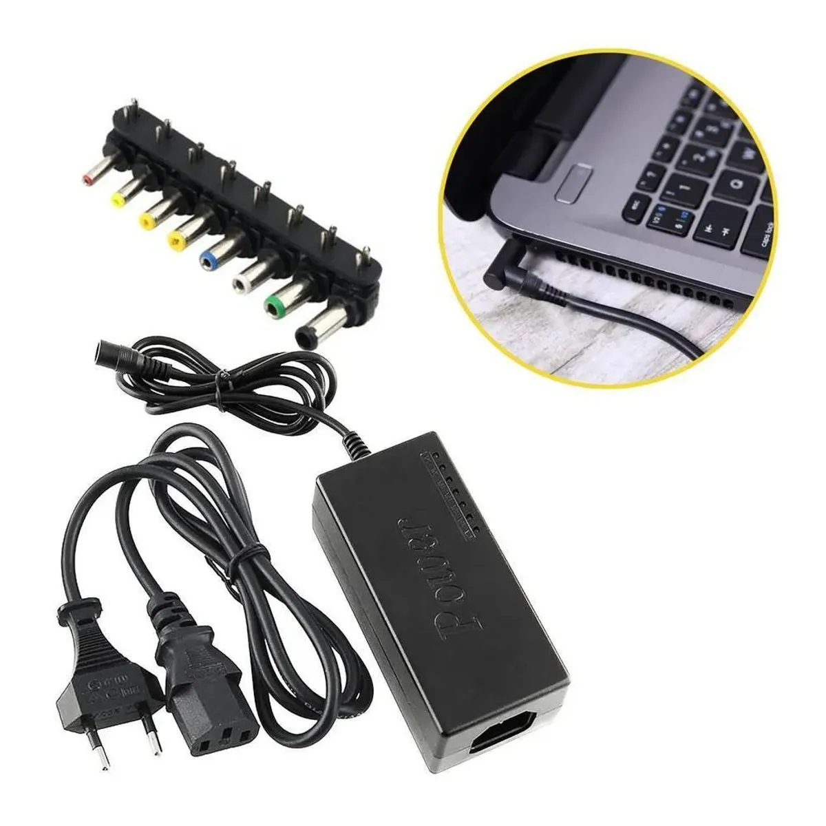OEM - Cargador para Laptop Universal para Todas las Marcas 12v-24v 120W