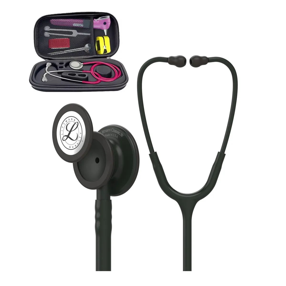 3M - Estetoscópio 3M™ Littmann® Classic III™ 5803 Black Edition + Estuche