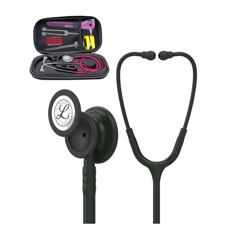 3M - Estetoscópio 3M™ Littmann® Classic III™ 5803 Black Edition + Estuche