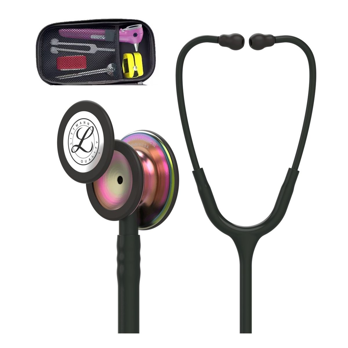3M - Estetoscópio 3M Littmann Classic III™ 5870 Com Rainbow + Estuche