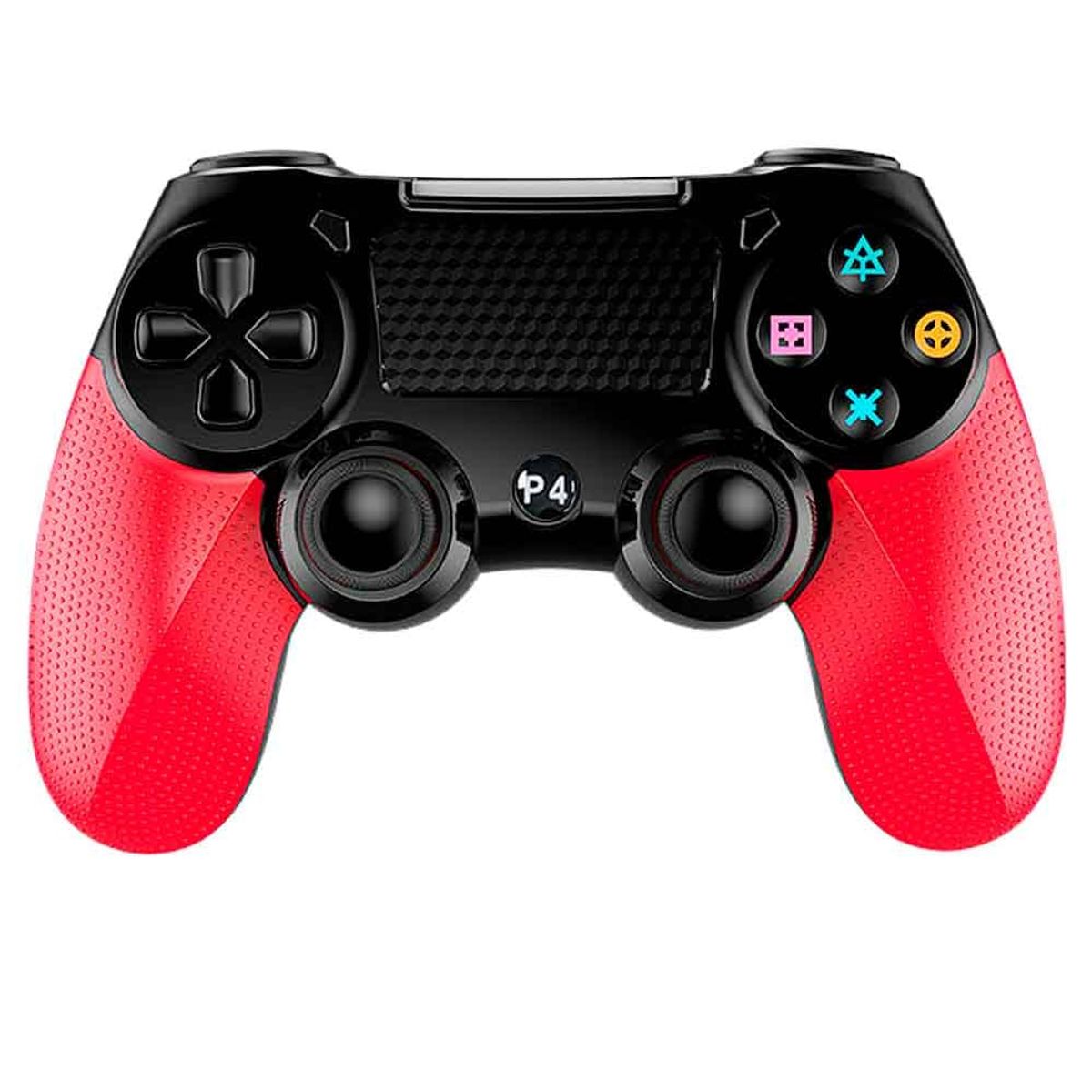 VARIOS - Mando para PS4 RojoNegro Alta Calidad Alternativo mg