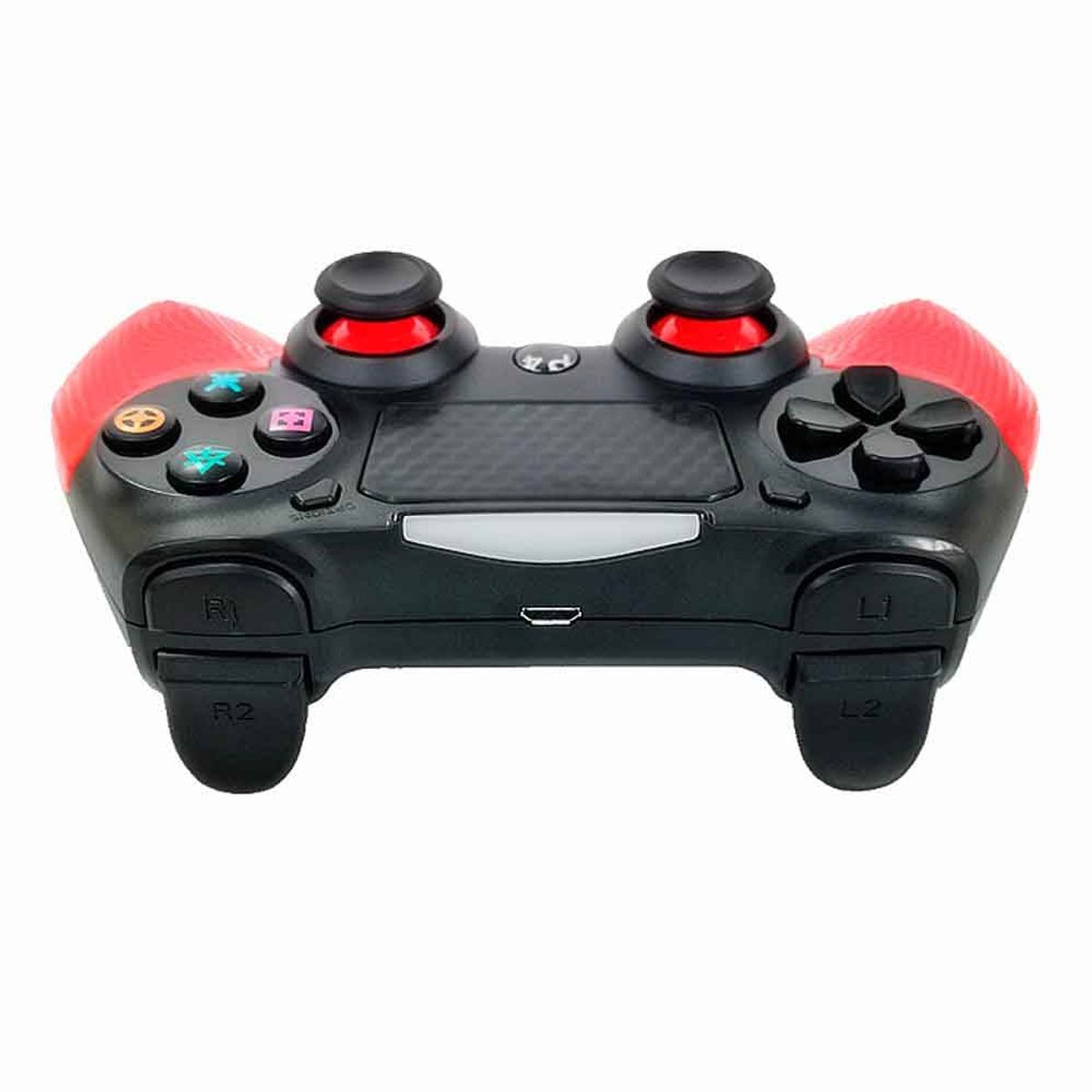 VARIOS - Mando para PS4 RojoNegro Alta Calidad Alternativo mg