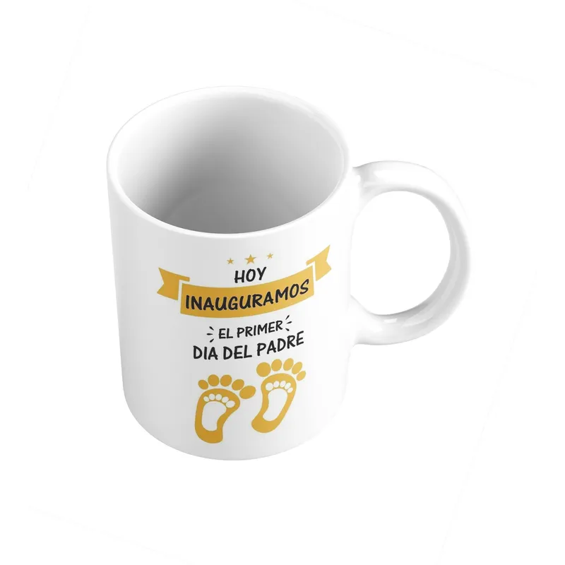 GENERICO - Taza Mug 11oz INAGURAMOS EL PRIMER DIA DEL PADRE BLANCO