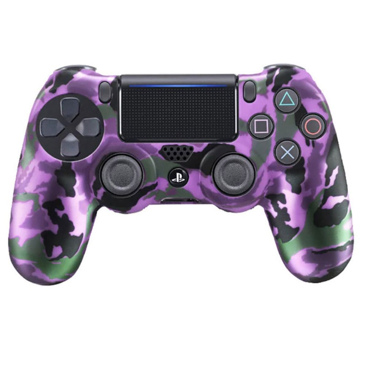 VARIOS - Funda para Mando PS4 Dualshock 4 Morado Camuflado
