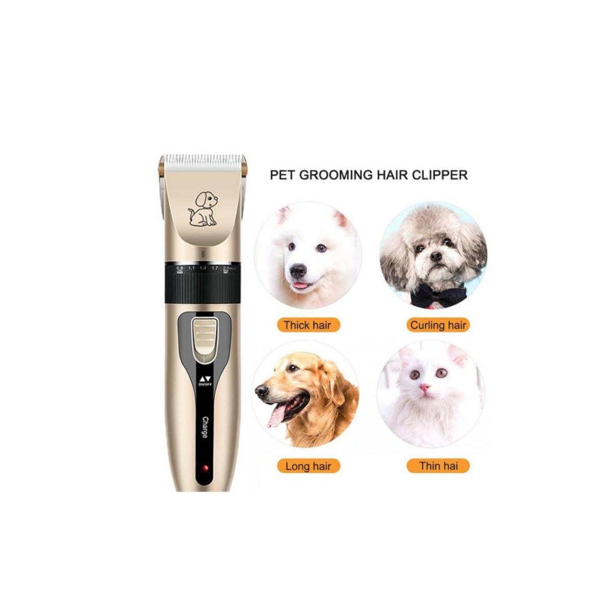 CHINA GLAZE - Máquina Profesional de Corte Para Mascota Kit de Belleza