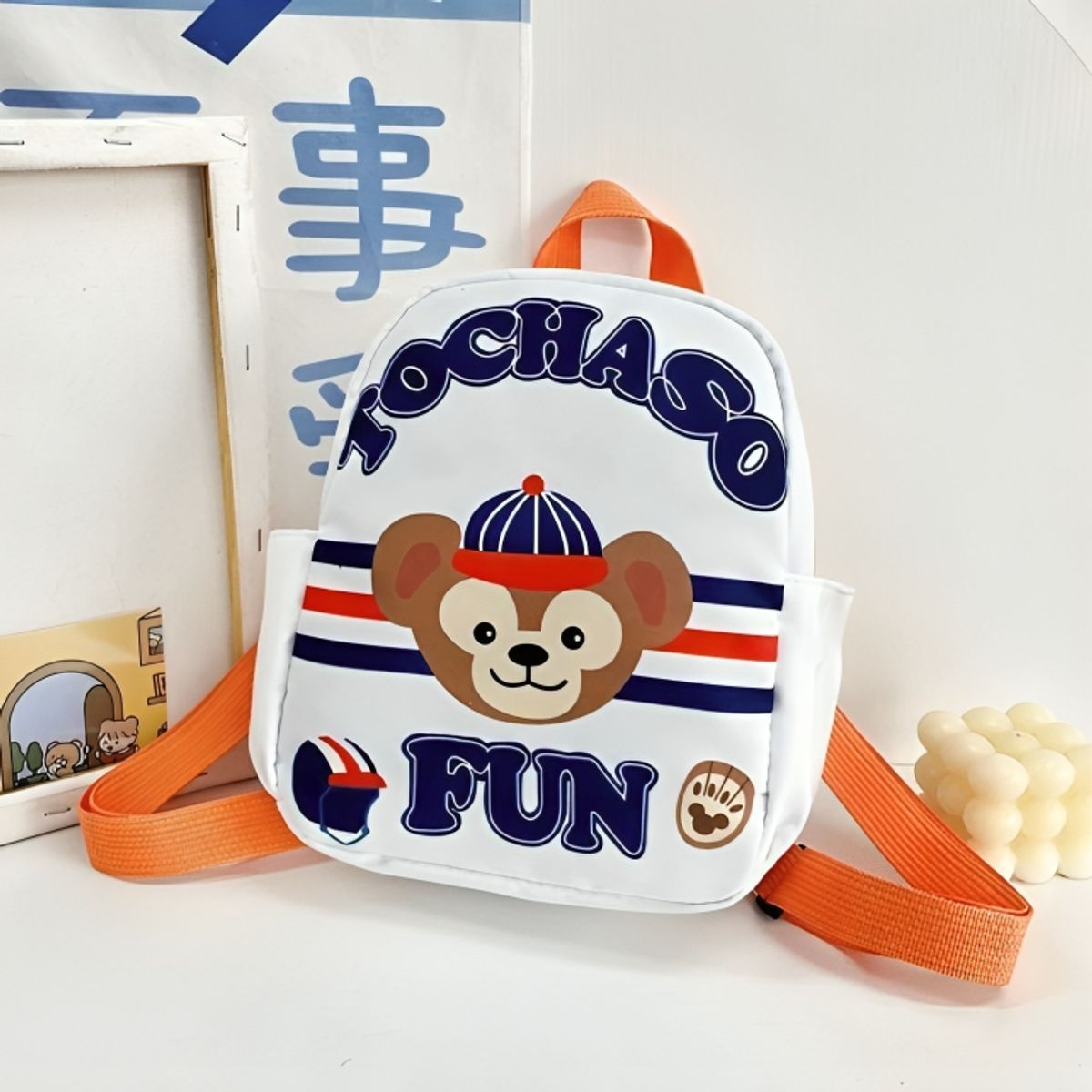 GENERICO - MOCHILA KAWAII PARA NIÑOS OSITO