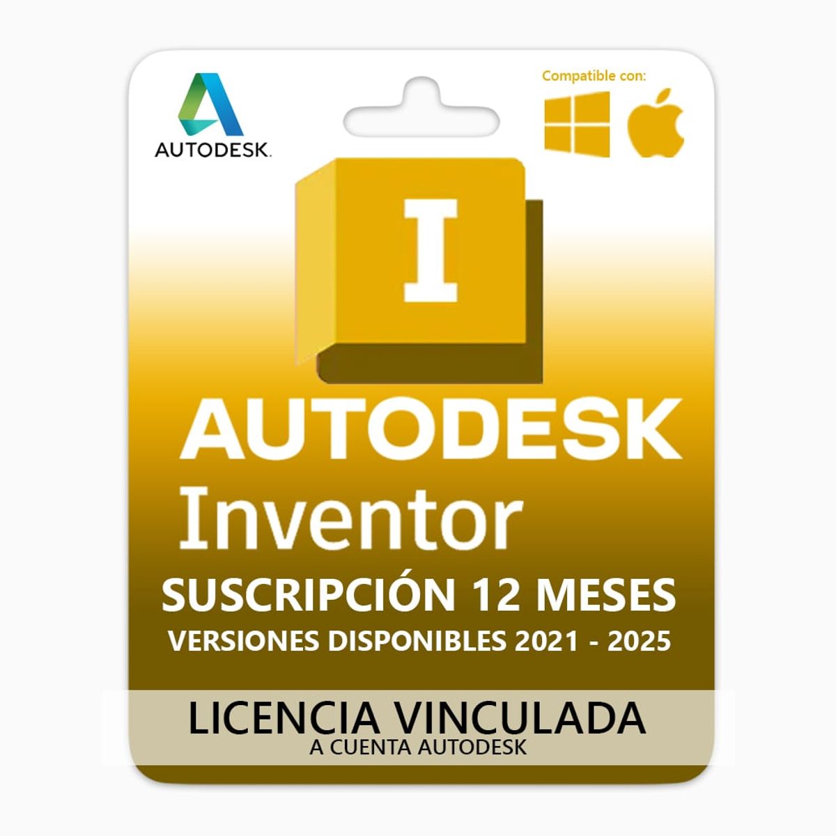 GENERICO - Licencia de Inventor Suscripción 1 Año