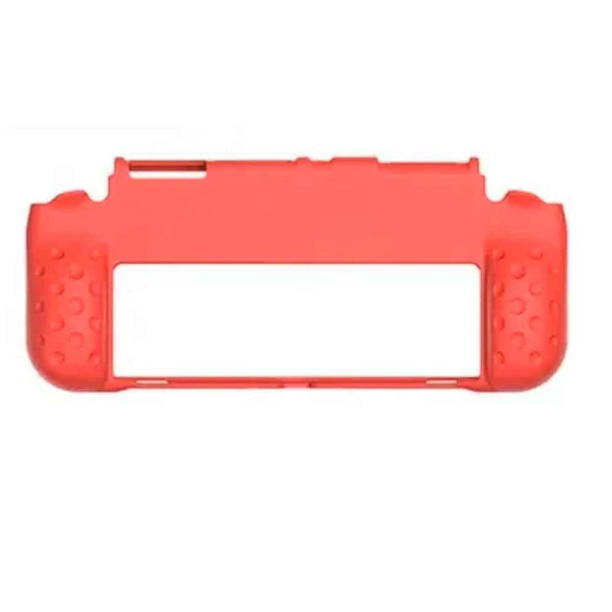 VARIOS - Case para Nintendo Switch Oled Silicon Rojo.