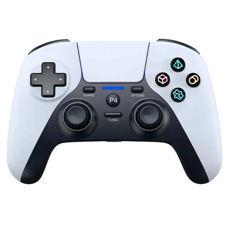 VARIOS - Mando para PS4 BlancoNegro Alta Calidad Alternativo diseño p5