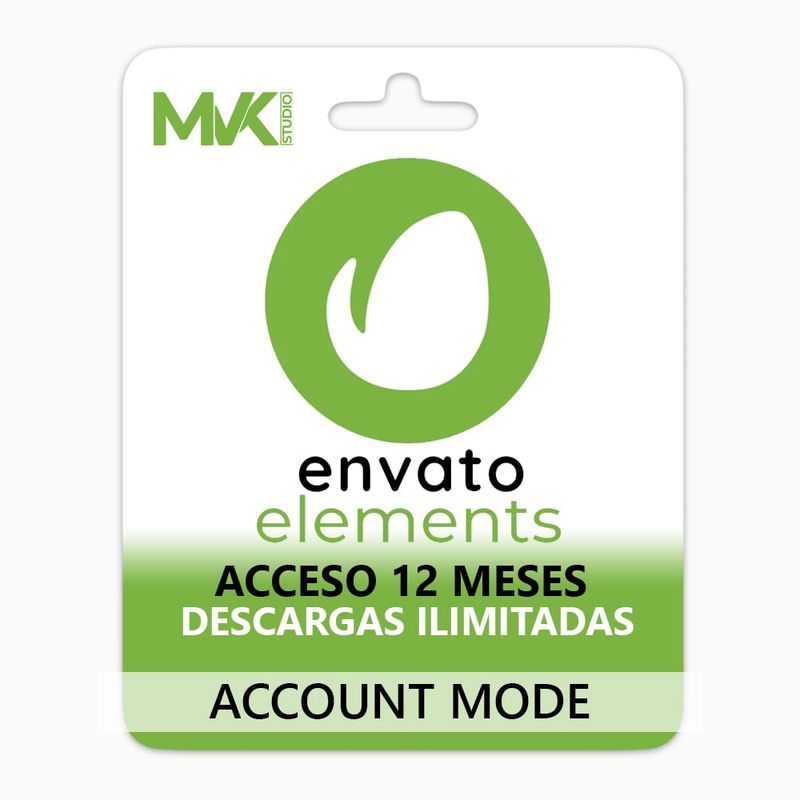 GENERICO - Licencia de Envato Elements 1 Año