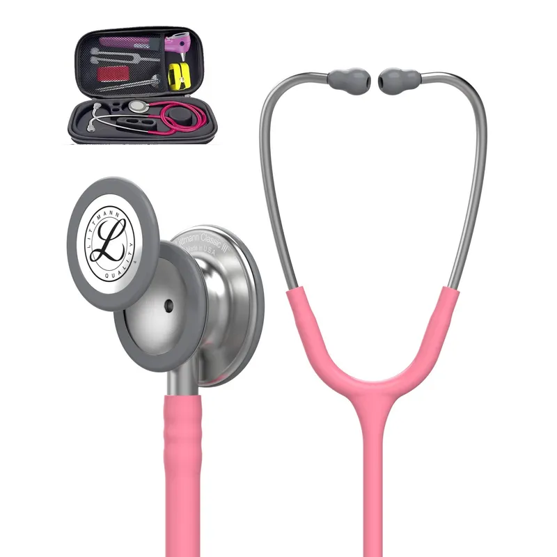 3M - Estetoscópio 3M™ Littmann® Classic III™ 5633 Rosa + Estuche