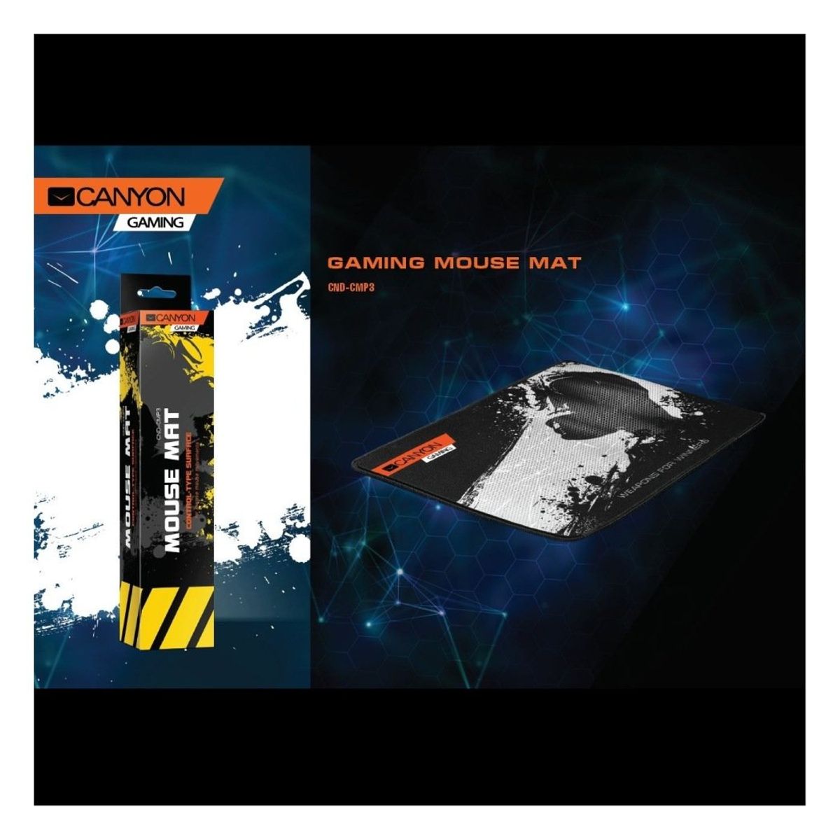 GENERICO - MOUSE PAD GAMER CANYON GAMING 35CM X 25CM